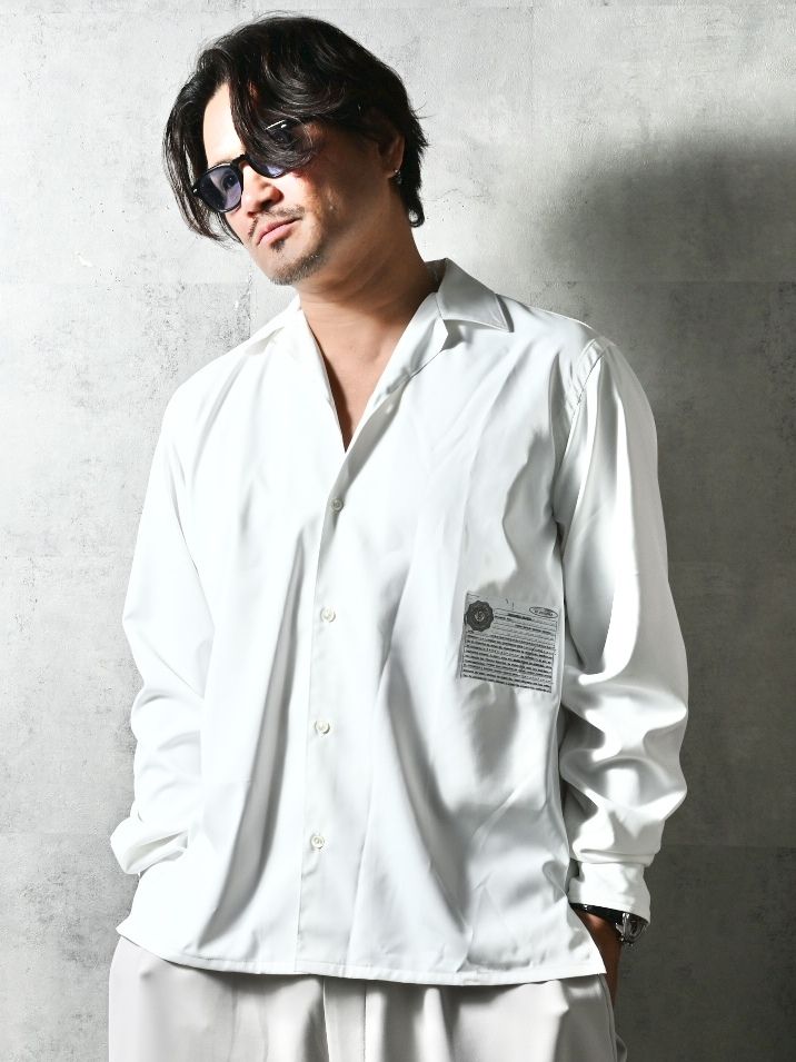 DELAY - WILL SHIRTS / DP1-SH-001 / ウィルプリントオープンカラー