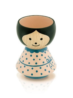 ルーシーコースのエッグスタンドオブジェ｜北欧生地【ルネ・デュー