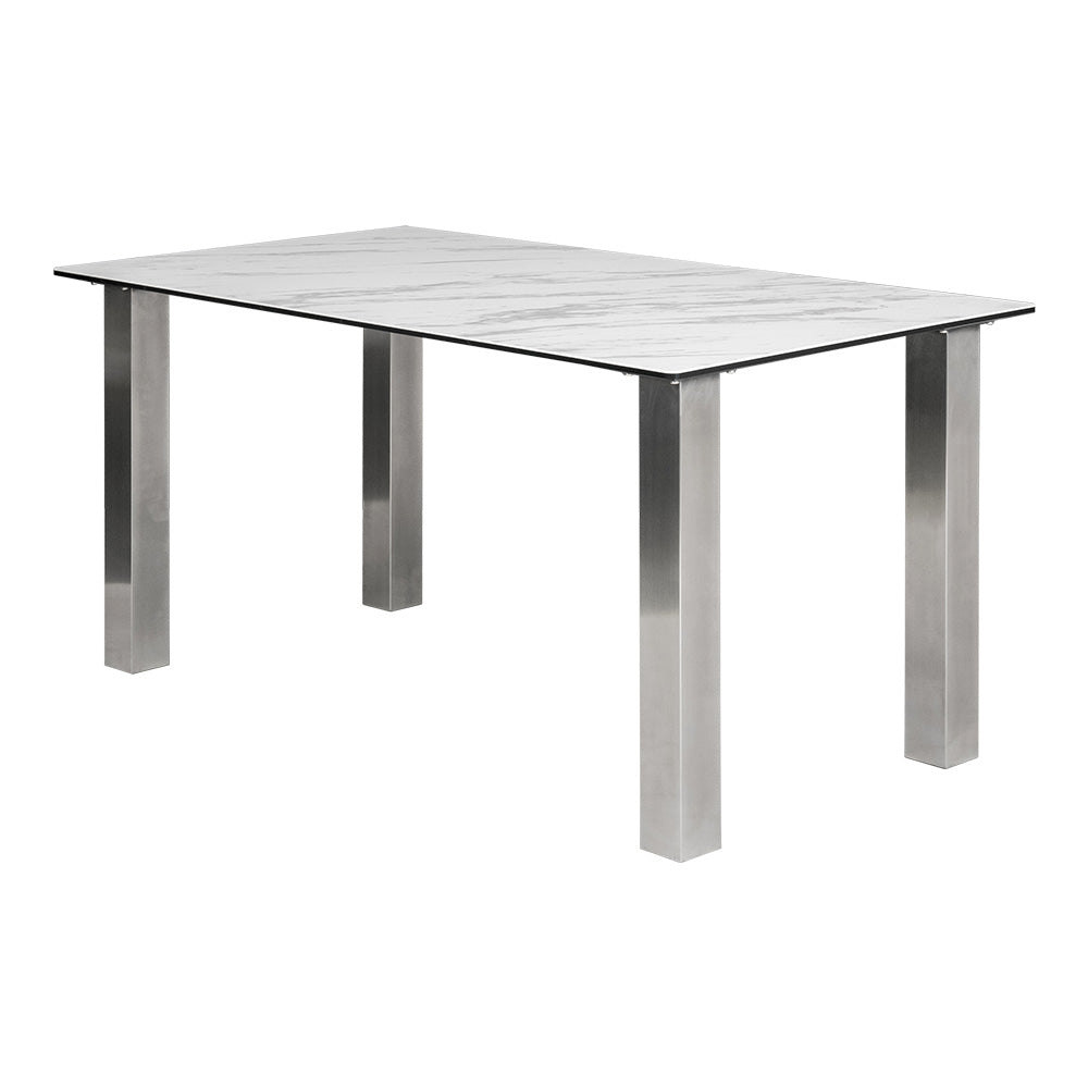 lushroom ダイニングテーブル 150×80cm 4人掛け セラミック 大理石柄