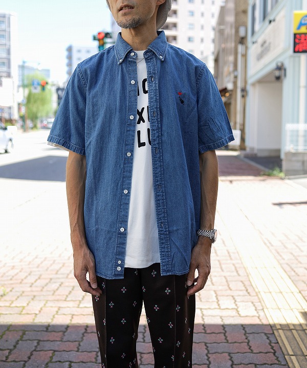 Bohemians/ボヘミアンズ DENIM B.D SS SHIRTS [シャツ(半袖)]｜MAPS
