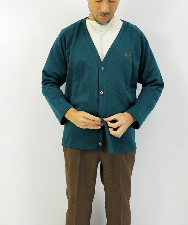 Needles/ニードルズ V Neck Cardigan - C/Pe Bright Jersey（全3色