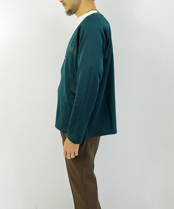 Needles/ニードルズ V Neck Cardigan - C/Pe Bright Jersey（全3色