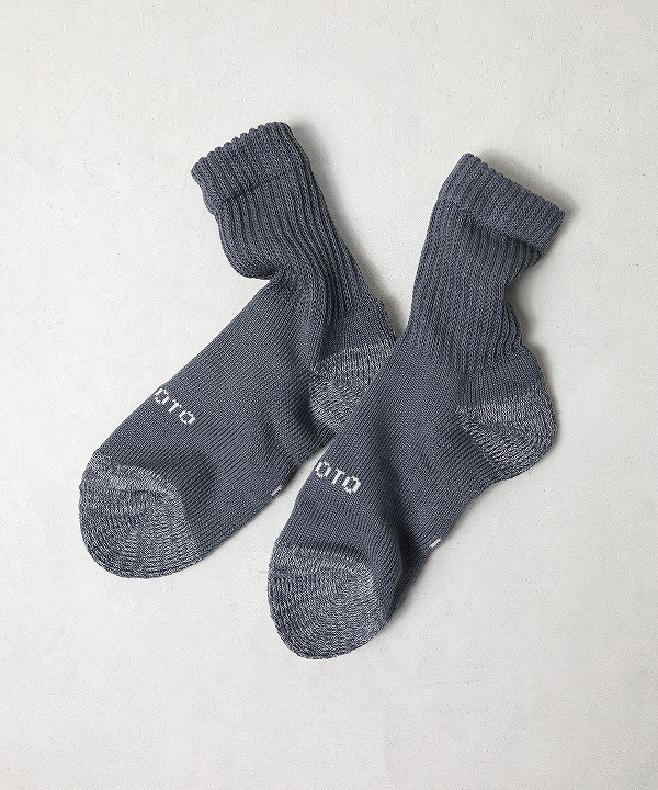 ROTOTO/ロトト EVERDAY PILE MINI CREW SOCKS（全3色） [ソックス