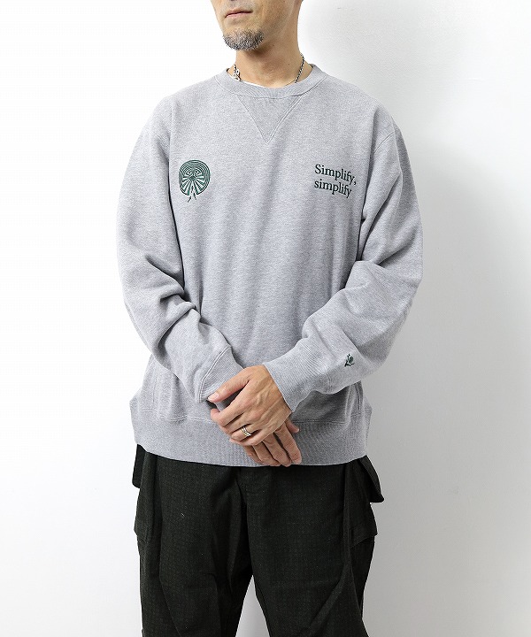 South2 West8/サウス2 ウエスト8 Emb. Crew Neck Sweat Shirt