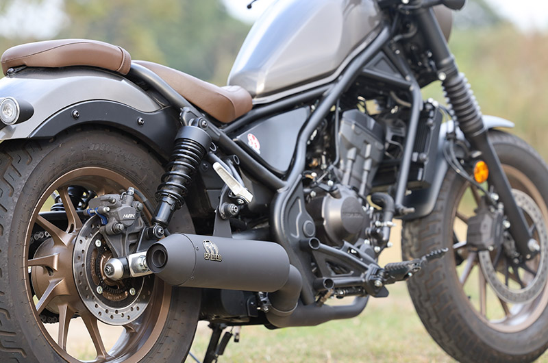 おおらかな走りで旅を楽しむ！ SP忠男からレブル250用サイレンサー新