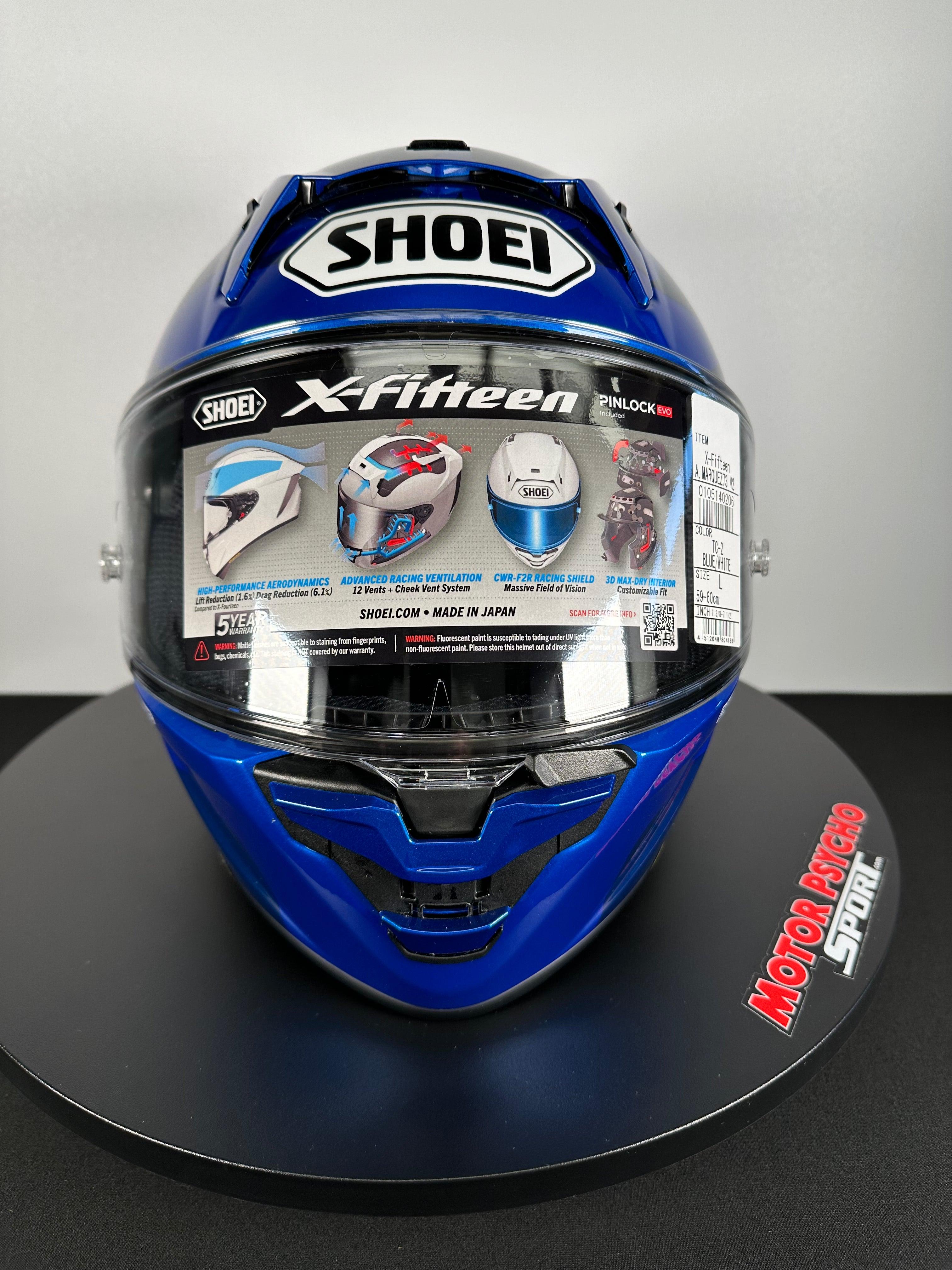Shoei X-15 Helmet - Marquez 73 V2 TC-2 – Motor Psycho Sport