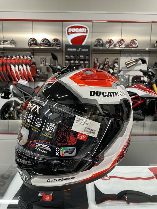 アライ製ベースのヘルメット Ducati Corse V5在庫あります！｜【正規