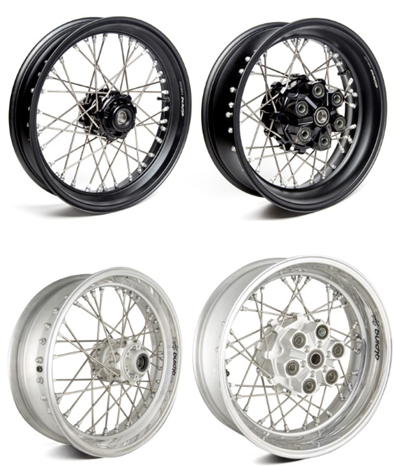 前後セット・STS2 鍛造リム） alpina チューブレスホイール Ducati用