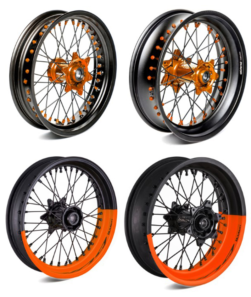 前後セット）KTM用アルピナモタードチューブレスホイール alpina