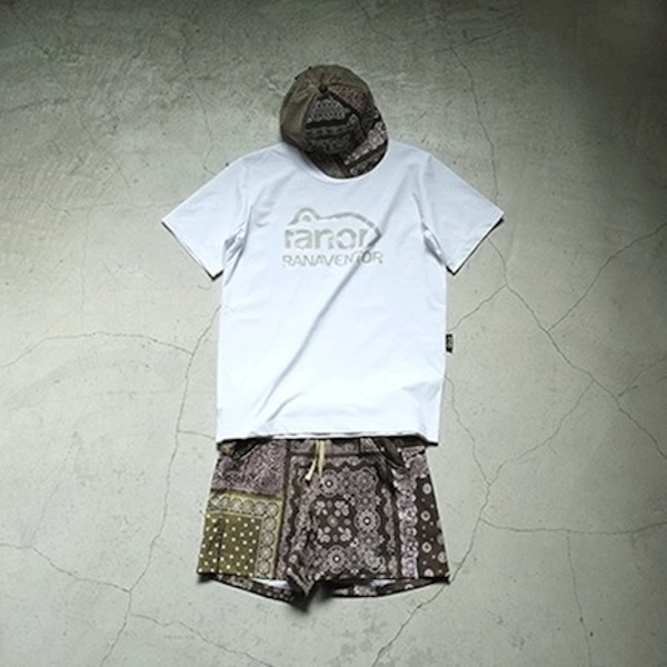 短パンの季節。ラナーのビンテージバンダナ柄ショーツコーデ