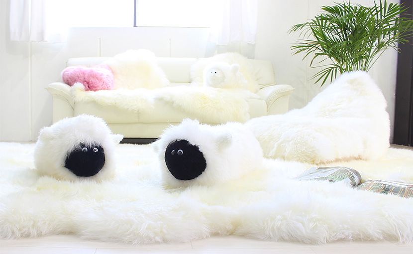 La joie》羊クッション JONH Jr.