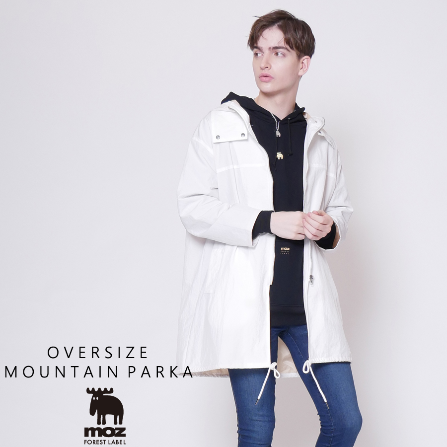 moz FOREST LABEL オーバーサイズマウンテンパーカー