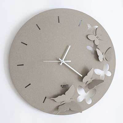 Arti & Mestieri | BUTTERFLY wall clock モービリイタリア