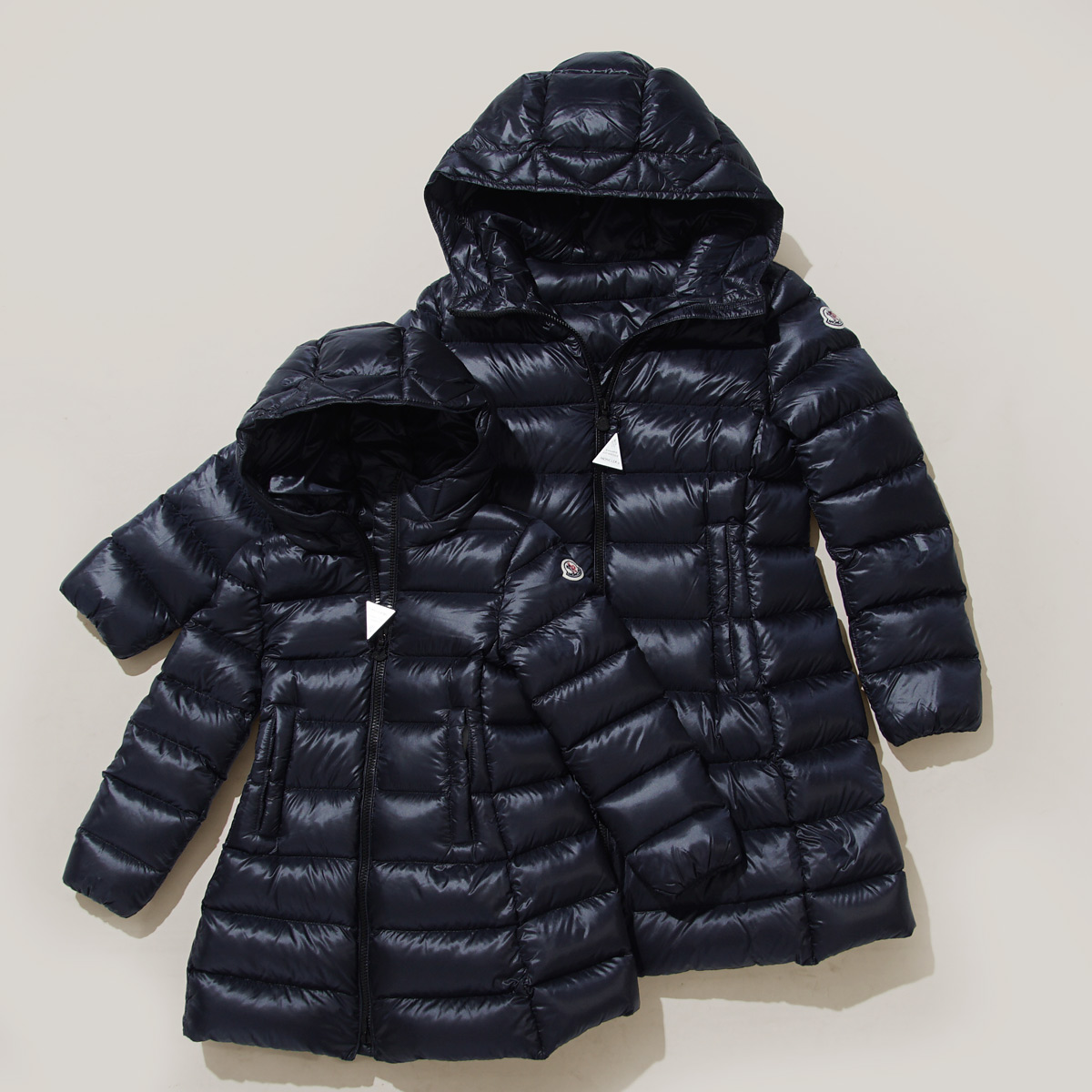 大人も着られるモンクレールキッズ Autumn Winter || モダンブルー