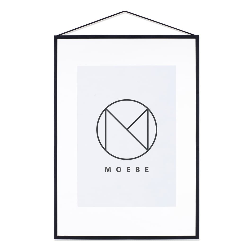 Moebe フレーム A2 ブラック(A2 ブラック)：ポスター & アーティスト