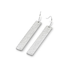 TIN BREATH ピアス 8x50mm シルバー(シルバー)：ファッション