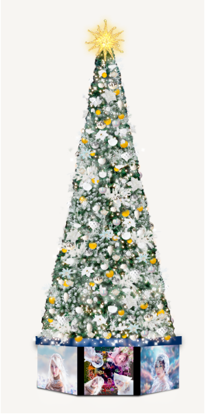 たまアリ△タウン クリスマスマーケットとのコラボツリーが2日間の期間