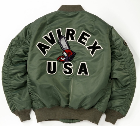 AVIREX &新日本プロレスリング50周年コラボMA1ジャケット AVIREX × 新