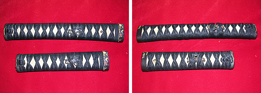 刀-074 大 小 拵え かいらぎ（梅花皮）鮫皮鞘 | 日本刀や刀剣の販売