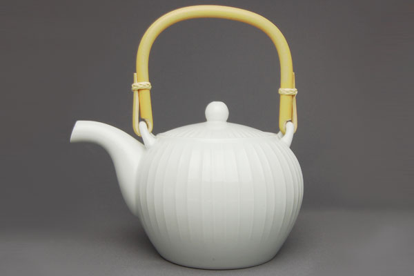 白山陶器 白磁立筋 土瓶｜和食器の通販 monsen