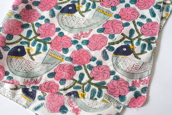 鹿児島睦 ハンカチ 青い鳥｜和食器の通販 monsen