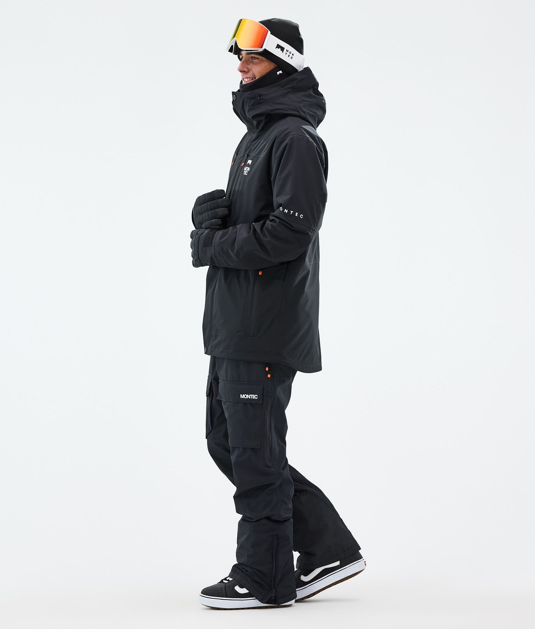 Montec Fawk Snowboard Jacket Men Black | Montecwear CA