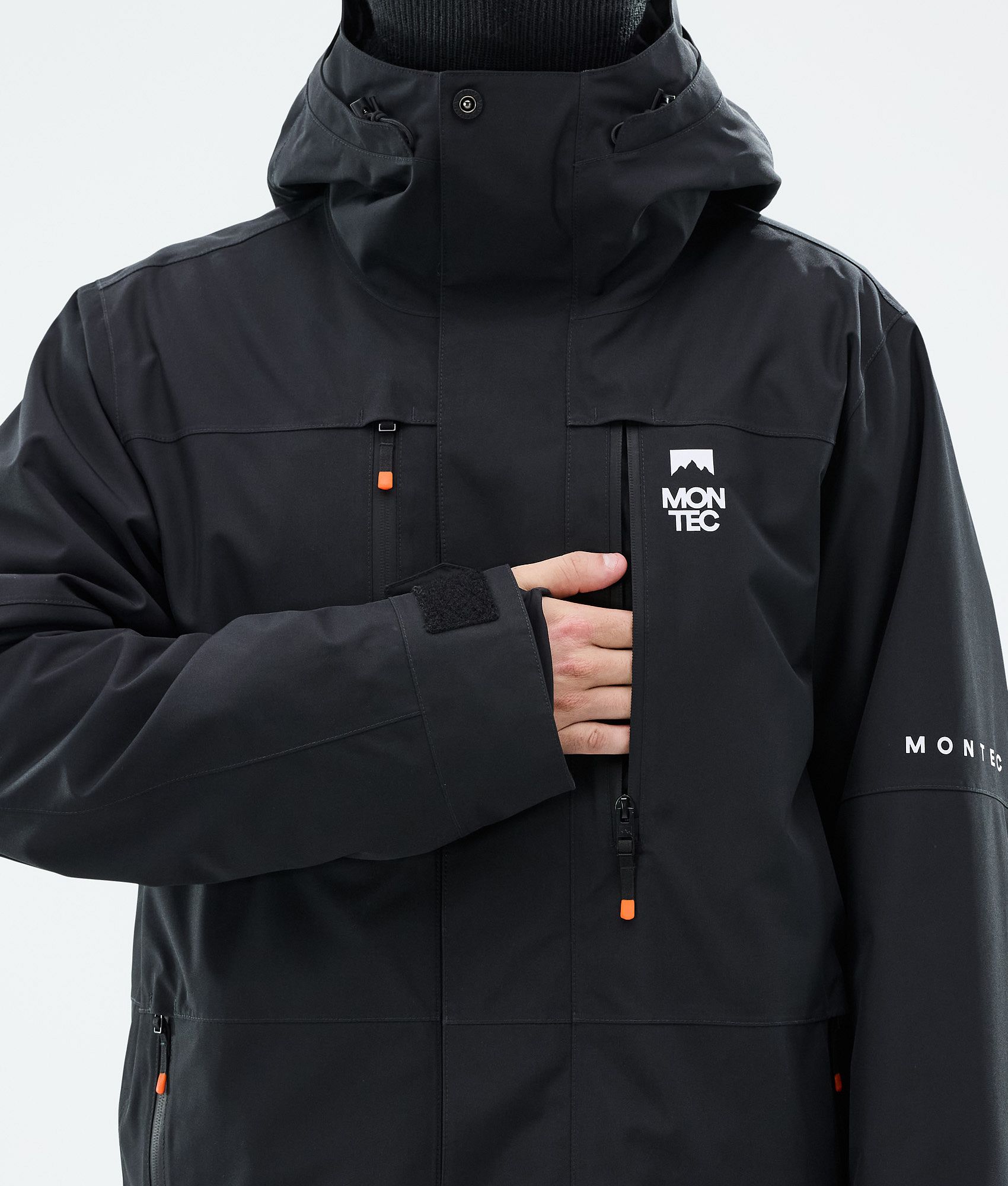 Montec Fawk Snowboard Jacket Men Black | Montecwear CA