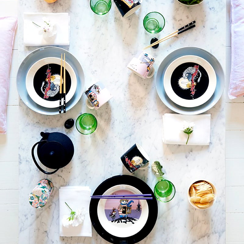 ムーミン クラシック プレート 19cm スナフキン | ムーミン アラビア