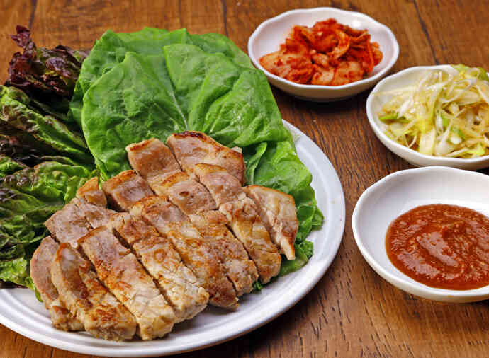 厚切り肉のサムギョプサル | おすすめレシピ | モランボン