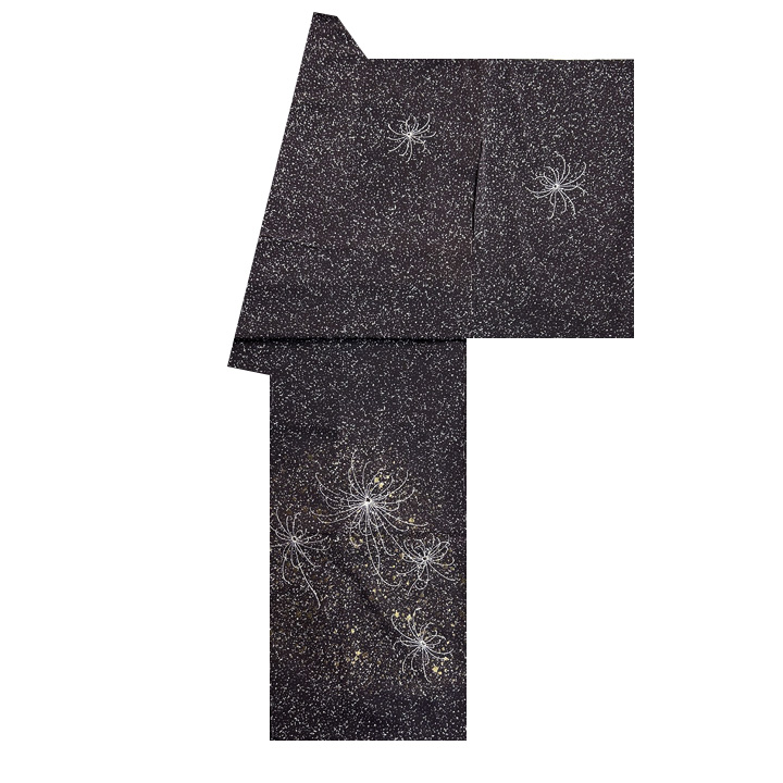 たたき染め訪問着【乱菊】 たたき染め訪問着【乱菊】 [170303-tho-1