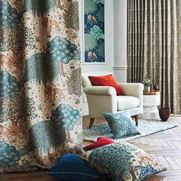 ウィリアムモリス レースカーテン 川島織物セルコン ｜松装(マツソウ)