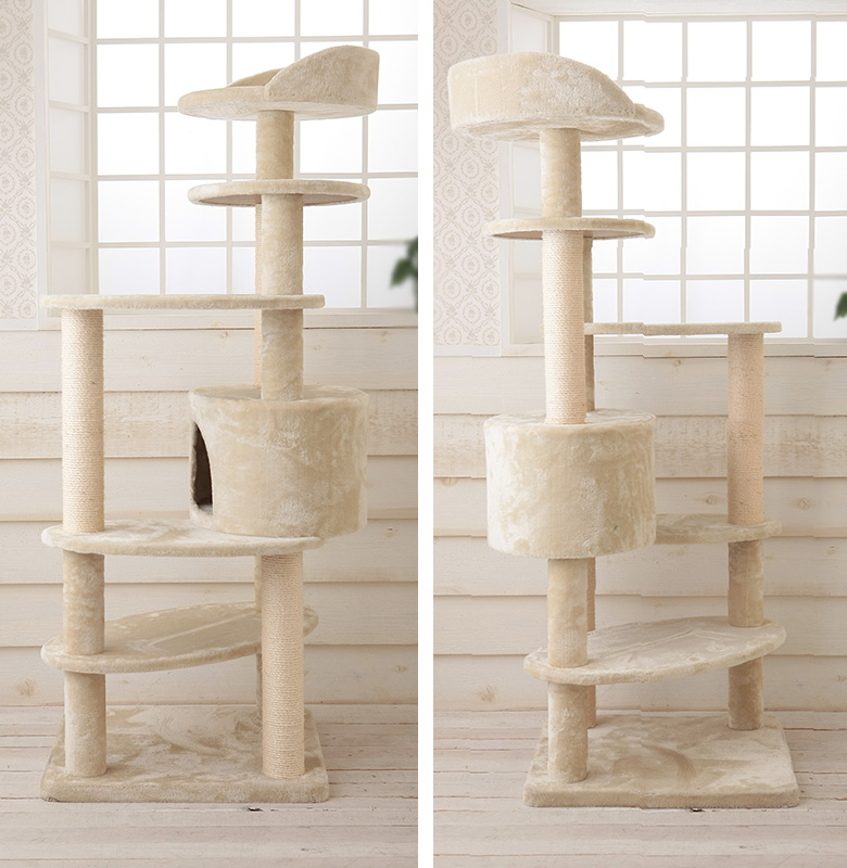 Mauタワー リッチエッグ 据え置き（中型・大型） キャットタワー専門店Mau