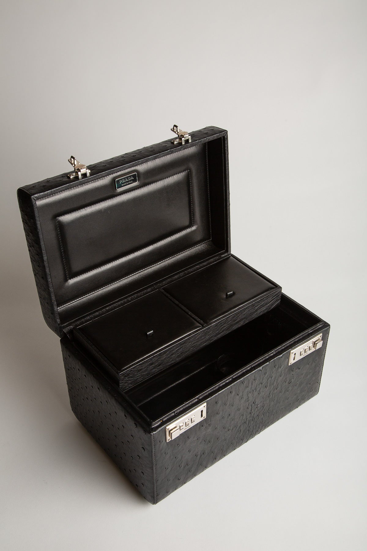 PRADA | STUZZO OSTRICH BEAUTY CASE