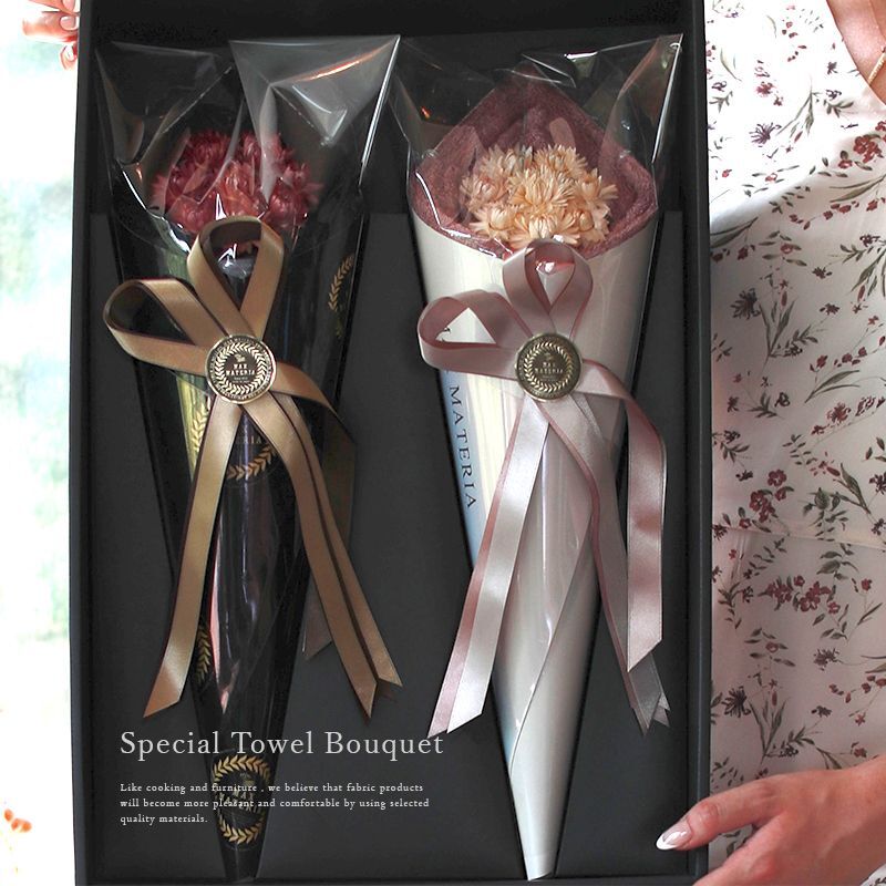 公式】MAXMATERIAの花束バスタオル2枚セット。ハイクラス