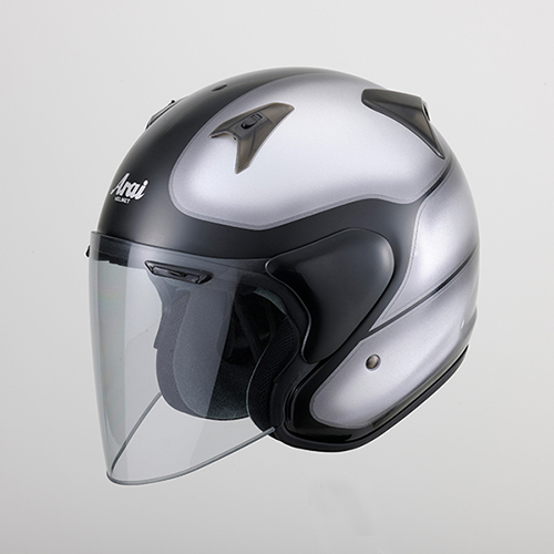 Max MC Direct Arai SZ-G Helmet Vintage Silver, Arai Openface