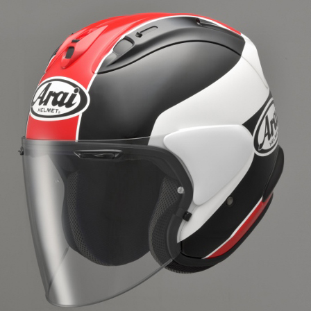 Max MC Direct Arai VZ-Ram Helmet Taira Red, Arai Openface