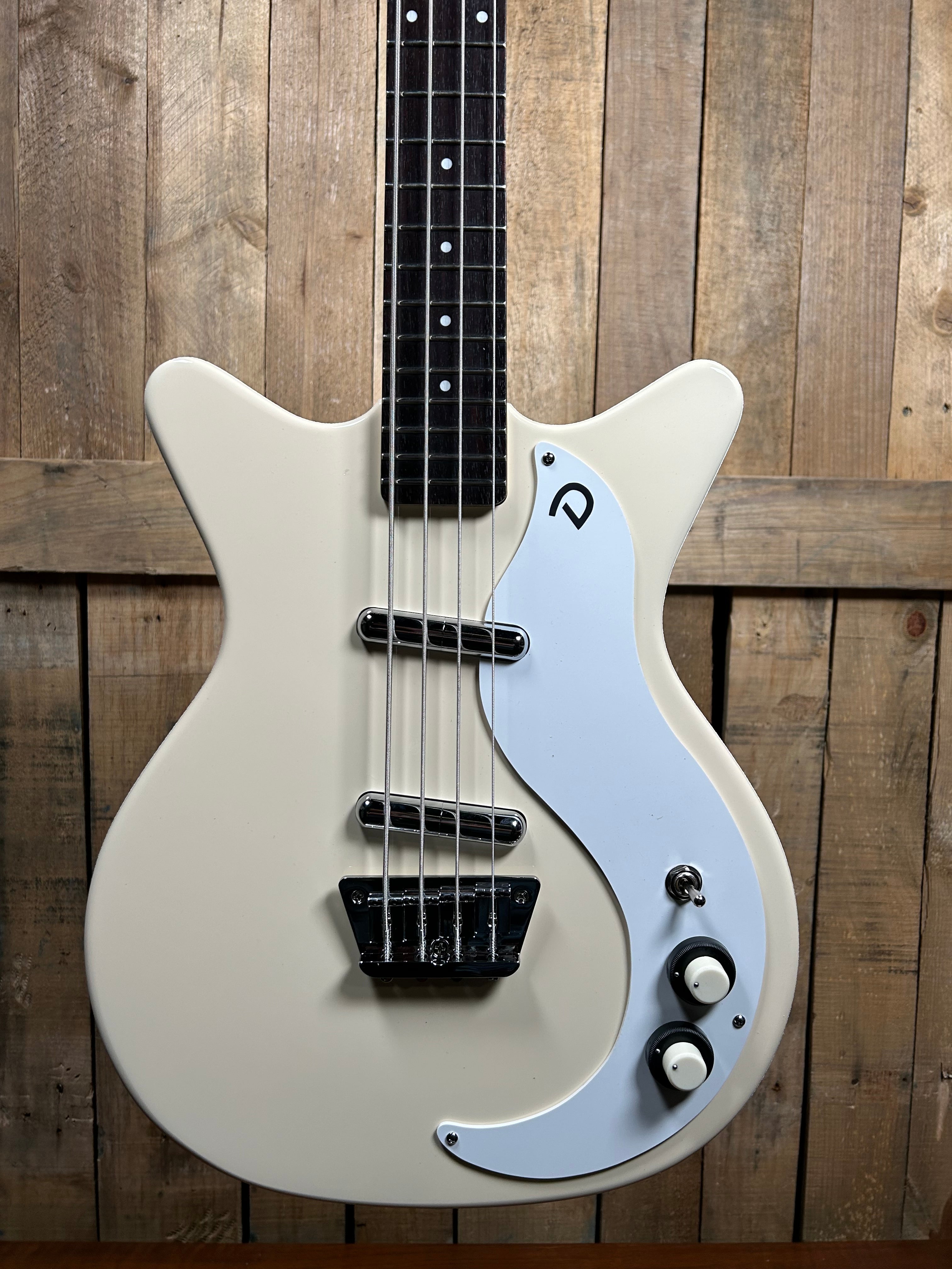 Danelectro 59DC Short Scale Bass Guitar-Vintage Cream – Maxwell's