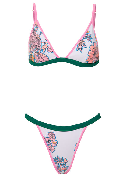 Maaji Strawberry Breeze Genuine Fixed Triangle Bikini Top