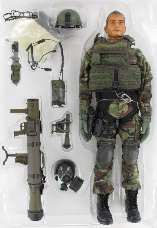 US Army Rangers 1st Battalion 75th Regiment Hot Toys - Machinegun