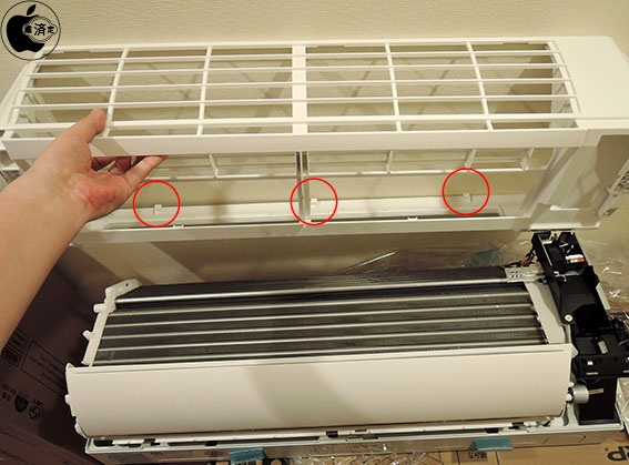 シャープのエアコンをiPhoneでコントロールするために、無線アダプタ