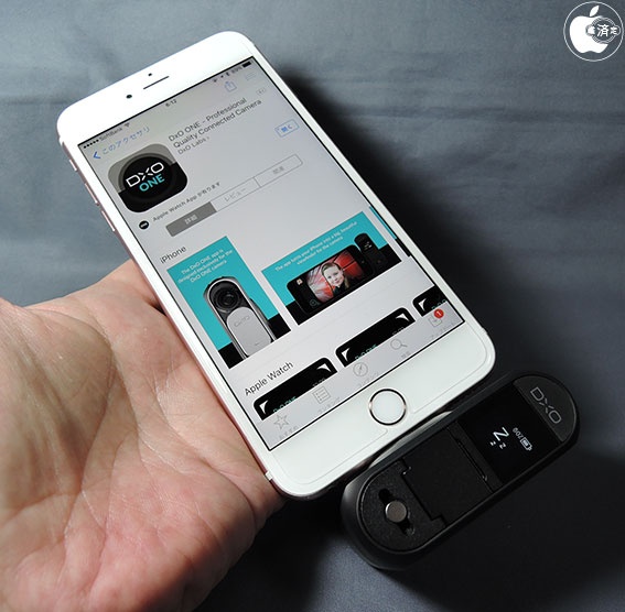 DxO Labsの1型センサー搭載有効約2020万画素のLightning接続カメラ