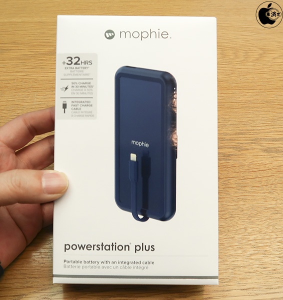 Apple Store、mophieのLightningケーブル搭載ユニバーサルバッテリー