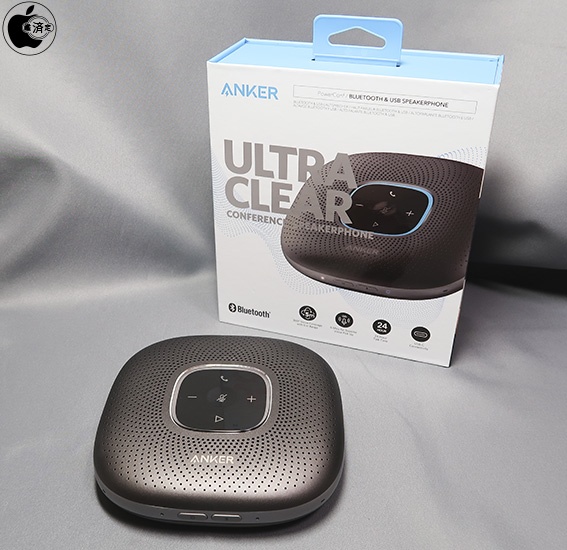 アンカー・ジャパン、バッテリー内蔵会議用Bluetoothスピーカーフォン
