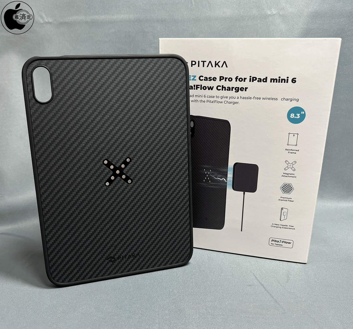 PITAKAのiPad mini (6th Generation)用マグネット充電対応耐衝撃ケース