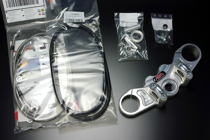 00-01ZX-9R用バーハンドルキット＆バーハンドル化用トップブリッジ