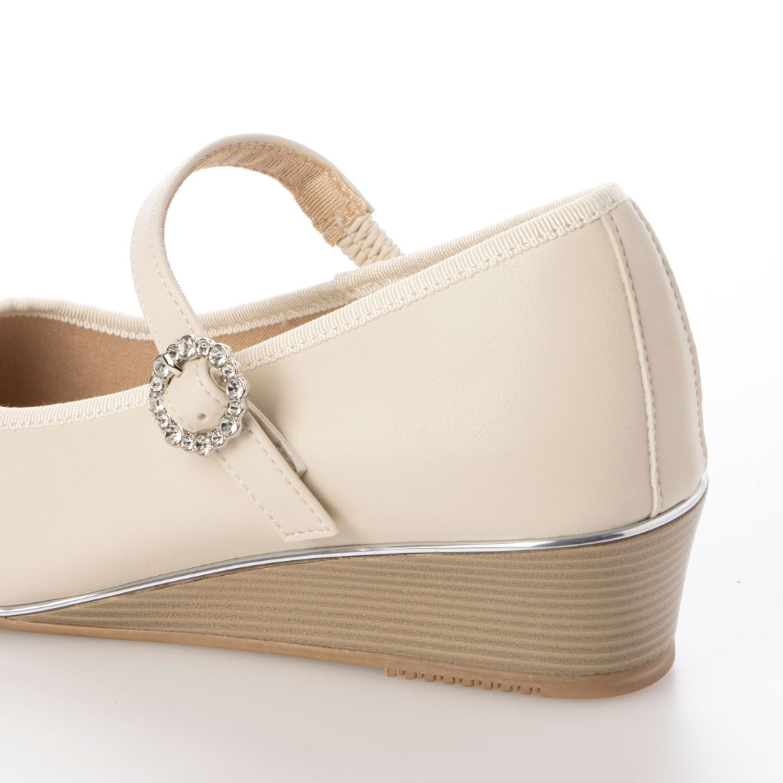 テーン tehen 柔らかアッパーのビジューバックル メリージェーン