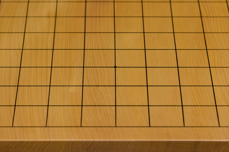 本榧足付碁盤 7寸2分（天柾） ga70010 | 前川榧碁盤店