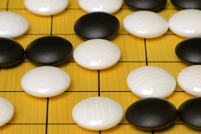 本蛤碁石 月印34号 | 前川榧碁盤店