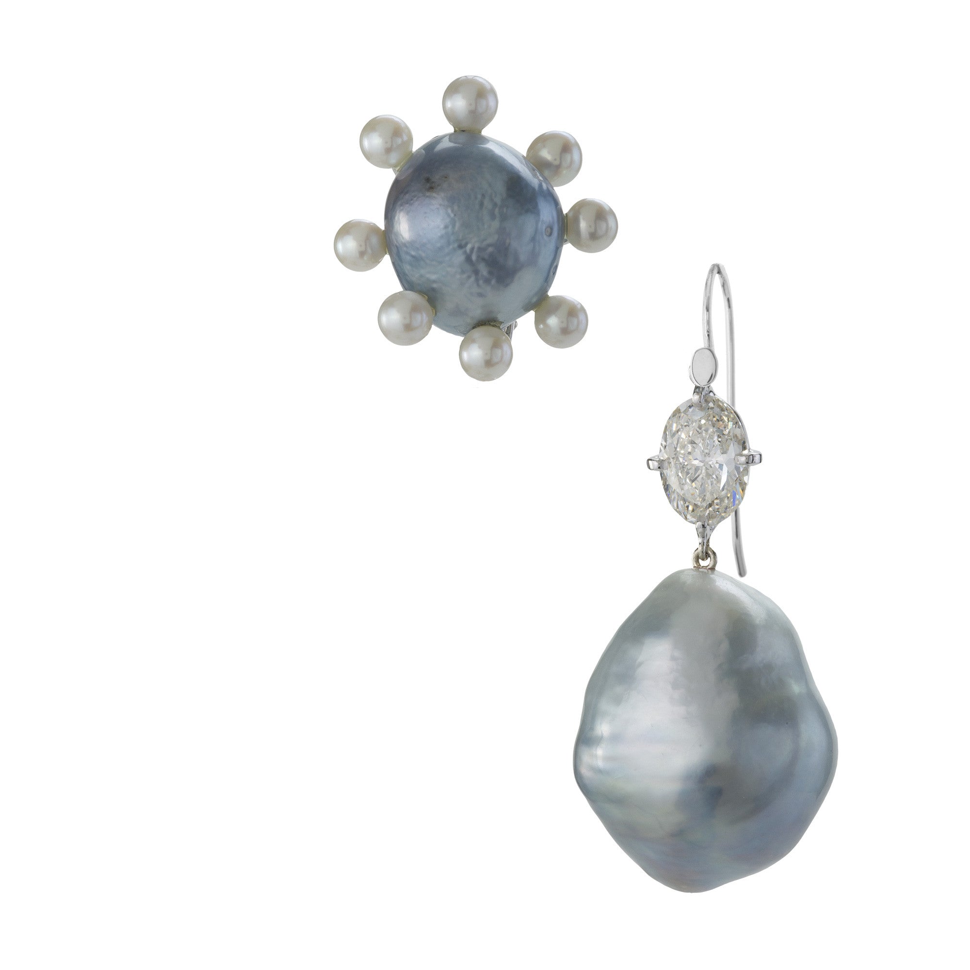ANTOINETTE XI pearl earrings – Maja DuBrul Jewelry