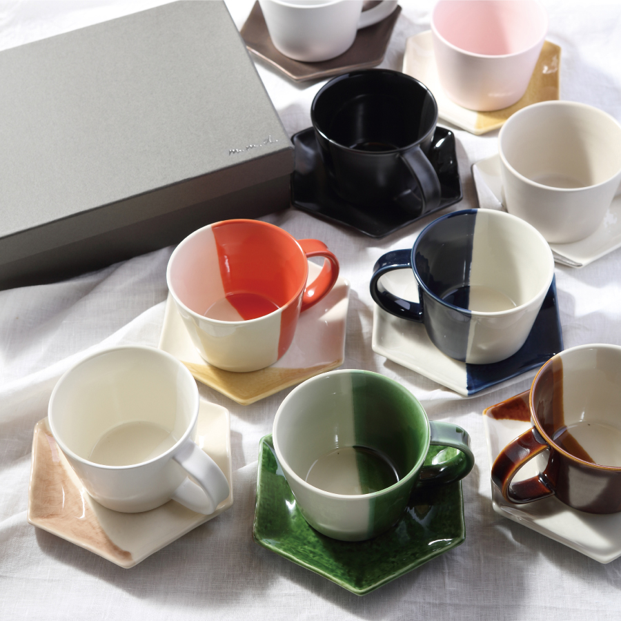 カップ＆ソーサー / true colors line / ギフトボックス＆熨斗付き